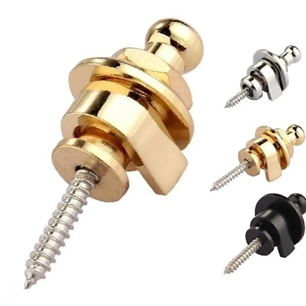 

Professional Strap Lock Durable Round Head for Electric Guitar Bass Pins Parts