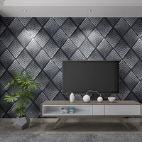nordic 3 d solid wood grain diamond lattice wallpaper living room yellow bedroom dining room background wall wallpape