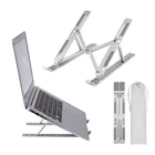 Подставка для ноутбука, алюминиевая, регулируемая, складная, для Macbook Pro Air X