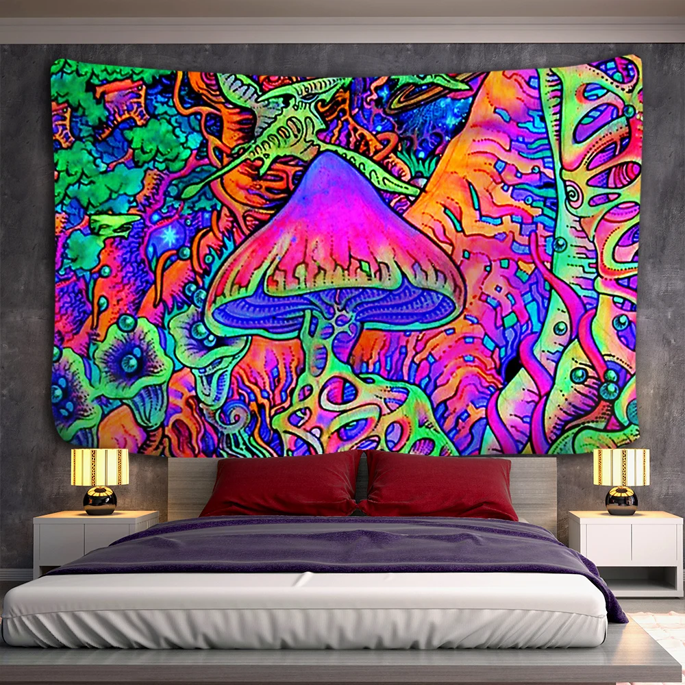 

Психоделическая пилка, средняя Мандала Wandteppich Hangen, Богемный Цыганский психоделический тапиз Hexerei Tapisserie