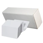 Пустые пластиковые ПВХ-карты, Струйные, для печати, идентификационные карты для принтера Epson или Canon, пустые визитные карточки, белые, членские ПВХ-карты