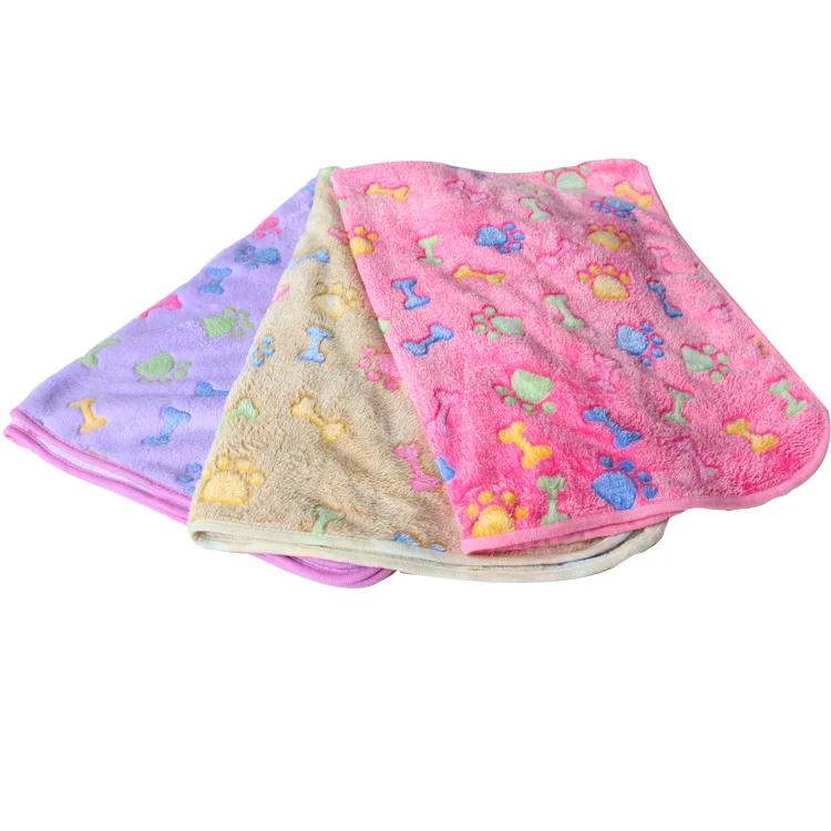 

2021 Pet supplies blankets manufacturers wholesale spot kennel pad dog autumn winter warm blankets coral fleece blankets