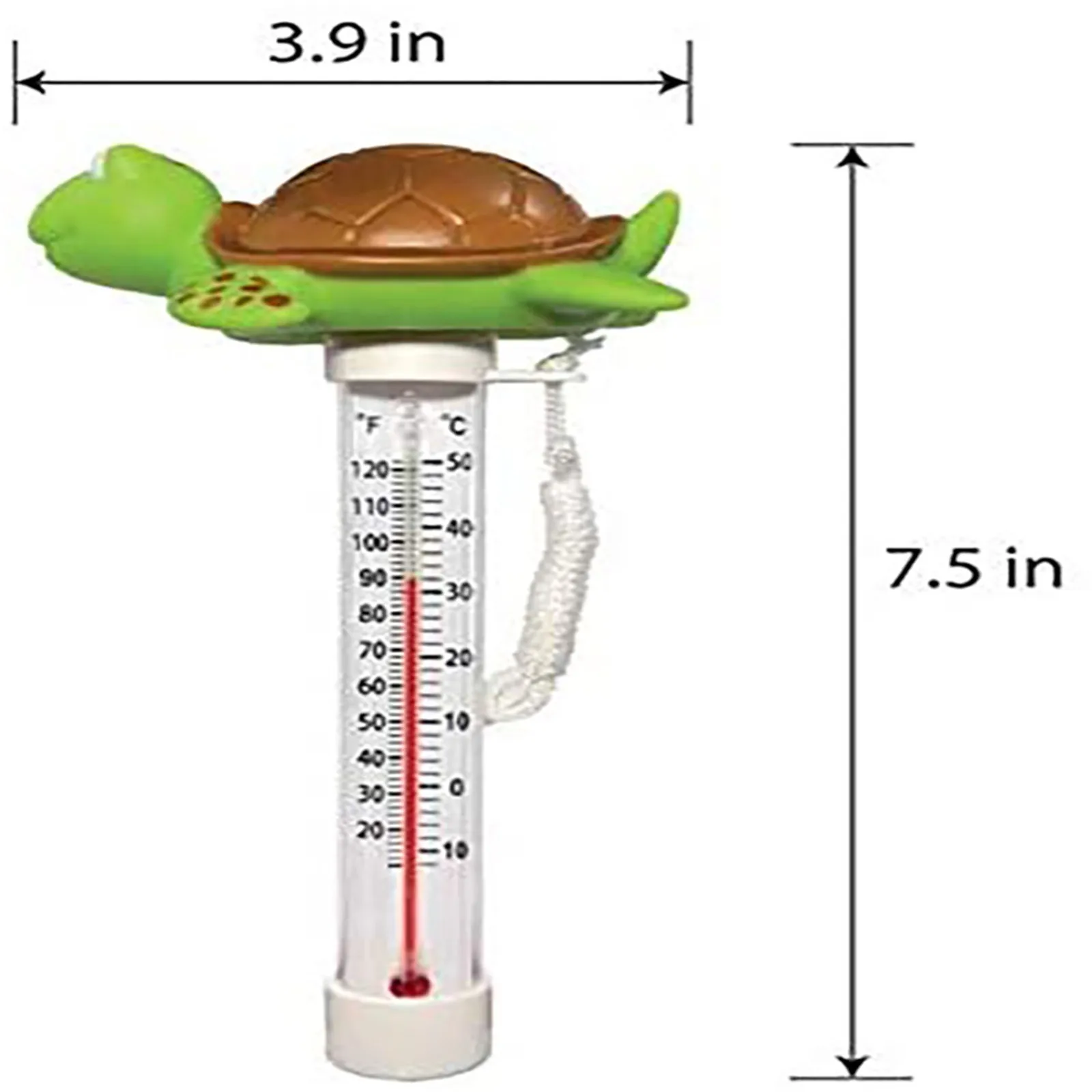 

Turtle Swimming Pool Floating Thermometer Hot Tub Floating Thermometer Spa Water Temperature Tester Tool Swimming Pools