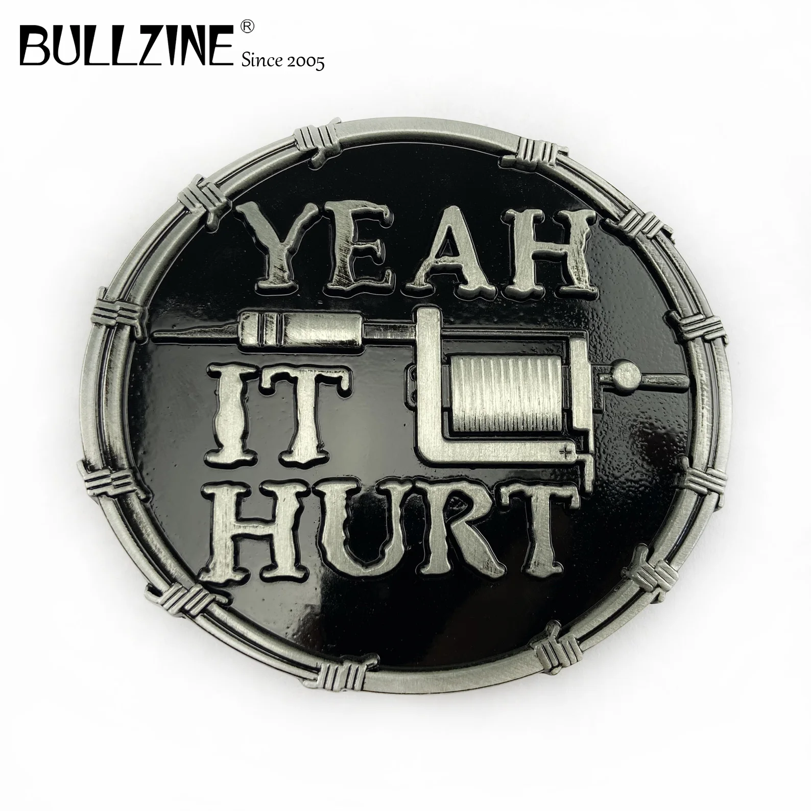 В Bullzine модные да это помешает пряжки ремня с оловянной отделкой FP-03092 подходит для