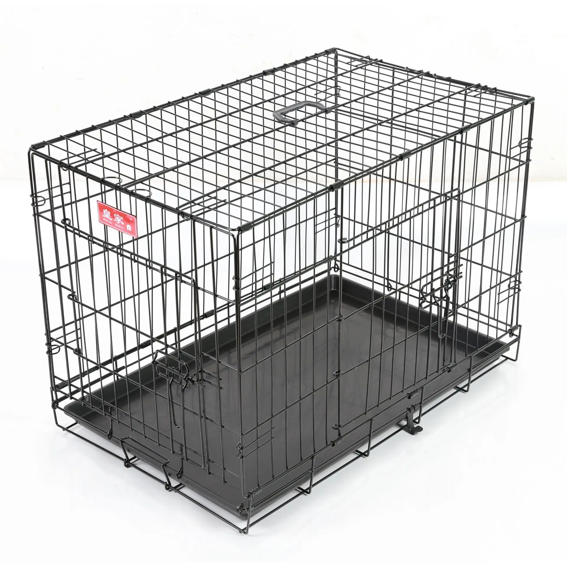 

Dog Cage Pet Cage Folding Wire Cage Cat Cage Labrador Thick Large Pet Cage