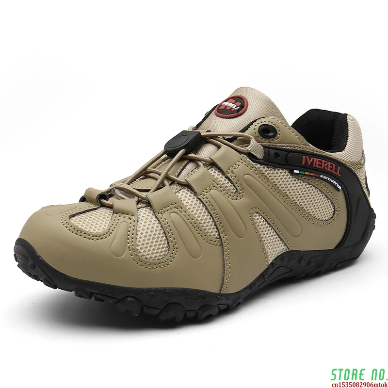 

Men Hiking Shoes Anti-Slip Trekking Sneakers Man Waterproof Breathable Tactical Combat Army Boots Desert Training Shoes