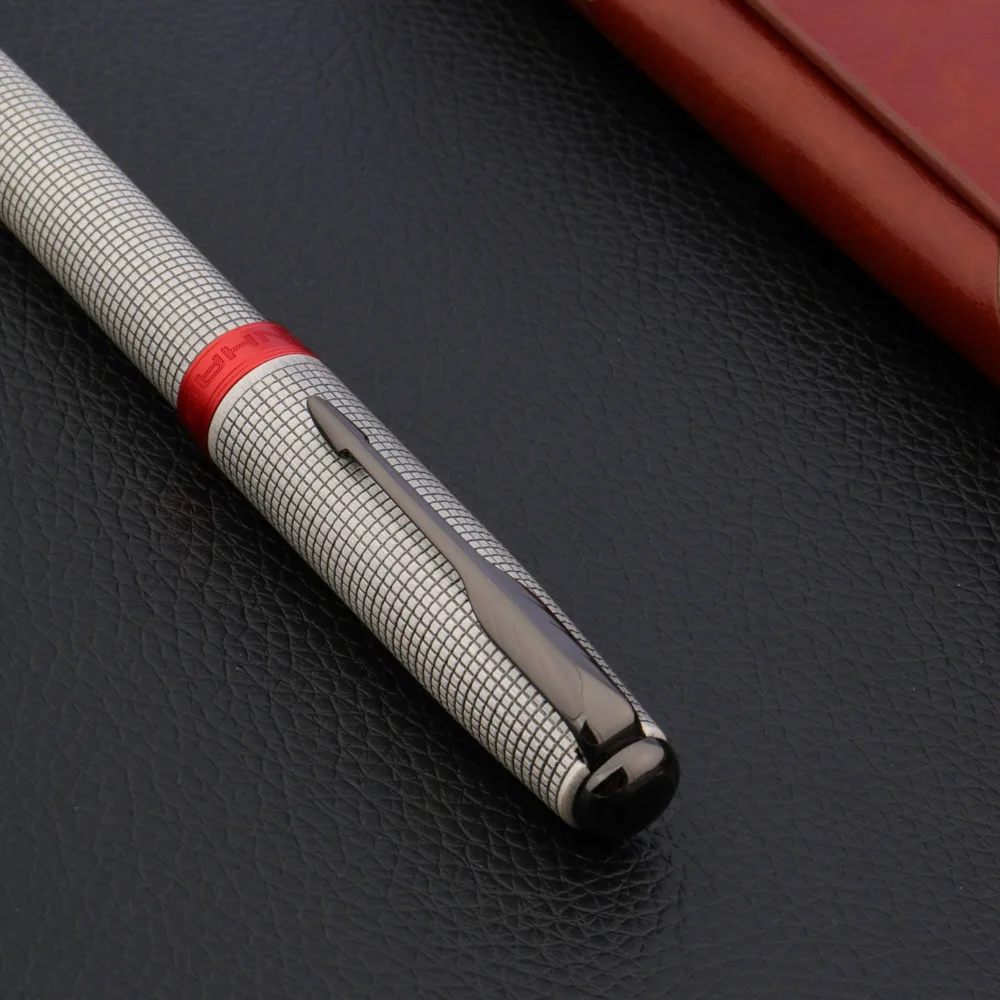 JINHAO 75 Роскошная качественная классическая перьевая ручка металлическая красная