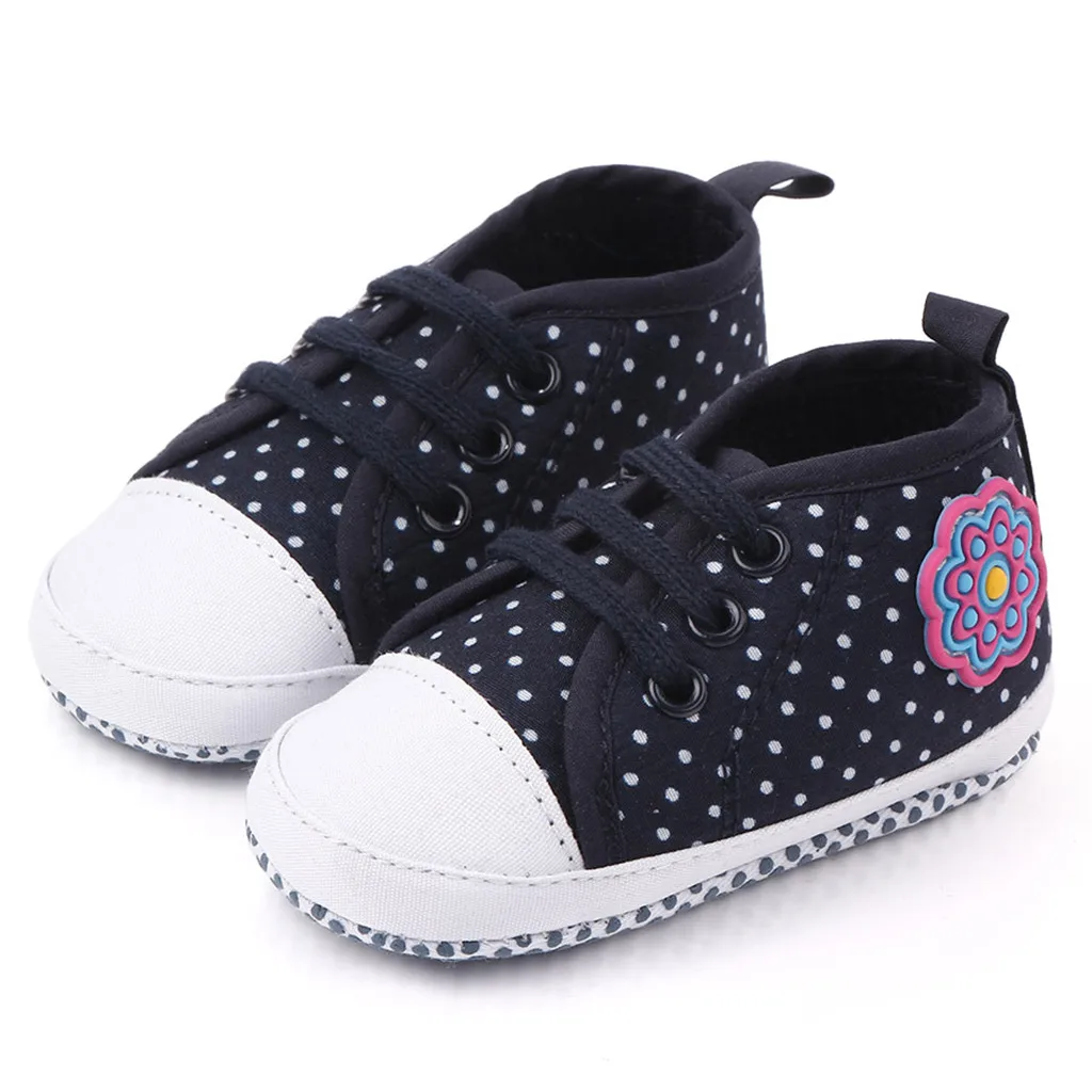 1 пара шикарных ботинок для маленьких девочек парусиновые ботиночки малышей в