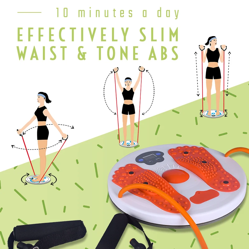 

KYTO Twisting Waist Disc with counter Bodytwister Ankle Body Aerobic Exercise Foot Exercise Fitness Twister Magnet Balance Board