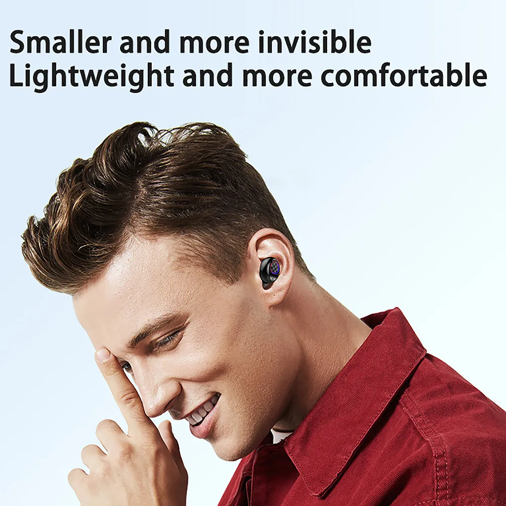 Беспроводные Bluetooth наушники стерео в ухо мини спортивные Stéréo Sans Fil шлем