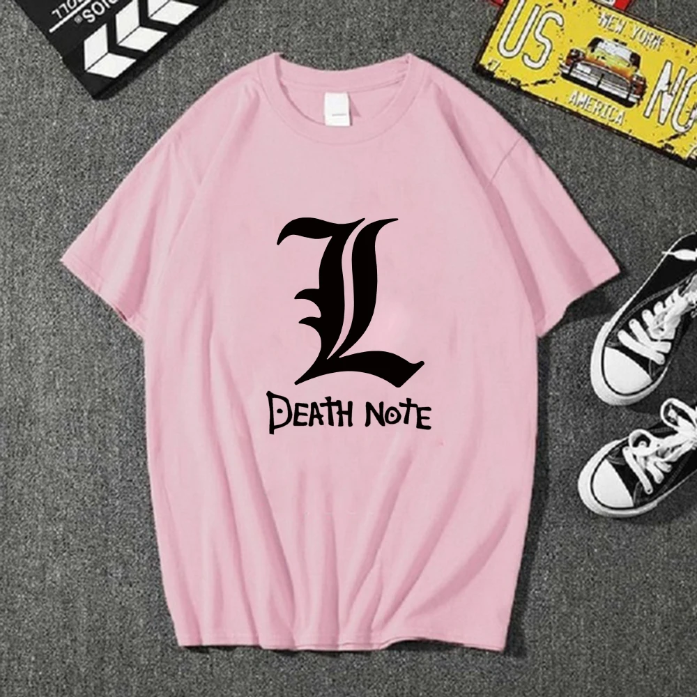 

Death Note Short Sleeve O-neck Casual Streetwear Anime T-shirt