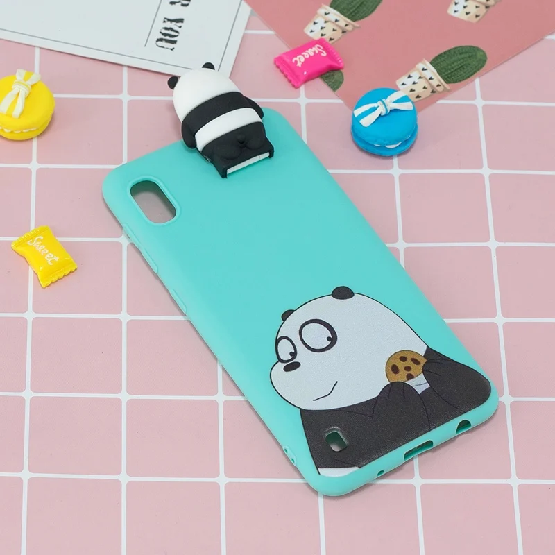 3D кролик медведь стенд игрушки мультфильм чехол для samsung A10 M10 игрушечные