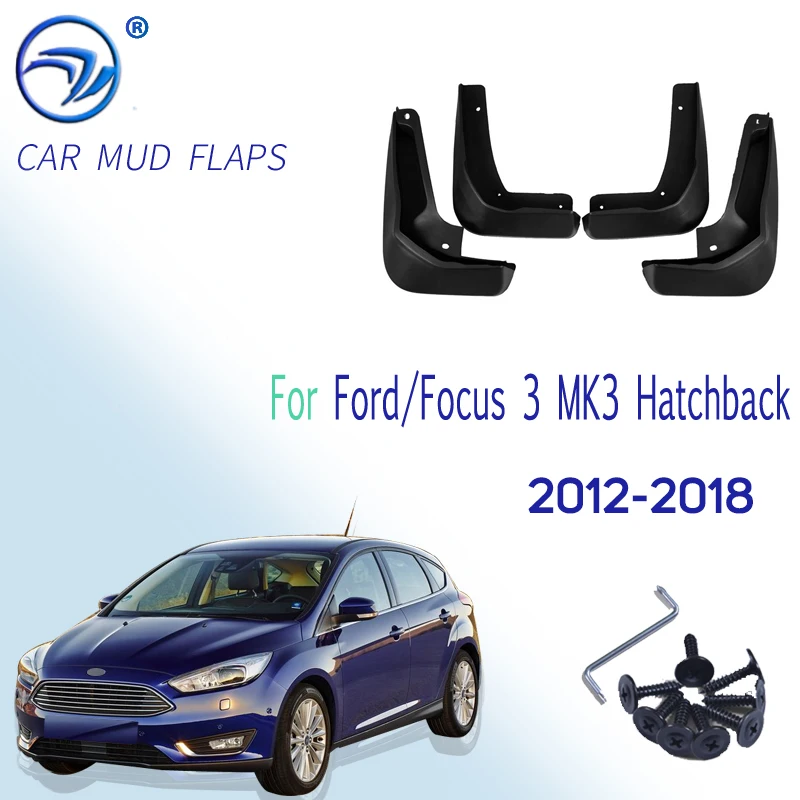 

Брызговики для Ford Focus 3 MK3, хэтчбек, 2012-2018