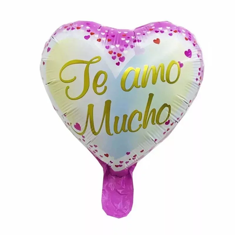 10 шт./лот дюймов Feliz Cumpleanos испанские воздушные шары на день рождения Круглый
