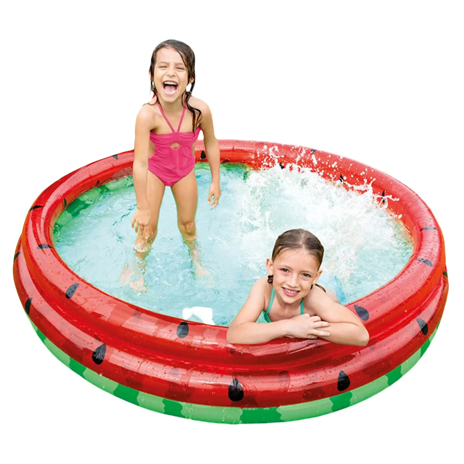 

Iatable Watermelon Swimming Pool Kids Toy Paddling Play Children Round Basin Bathtub Portable Kids Outdoors Swim Pool
