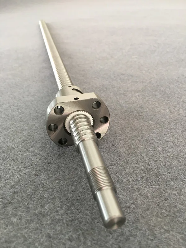 SFU1605 шариковый винт 250 300 400 500 600 700 800 900 мм + шариковая гайка 1605 корпус поддержка BK12