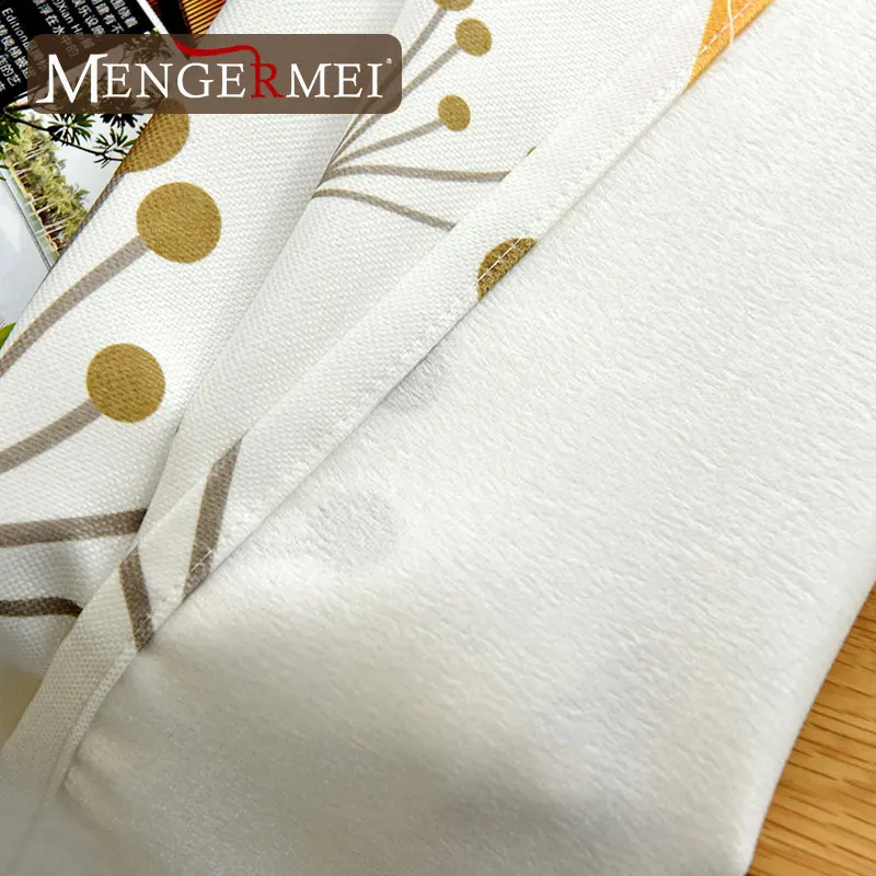 MENERMEI лист завод по производству белых скатерть крышка стула Nordic Стиль