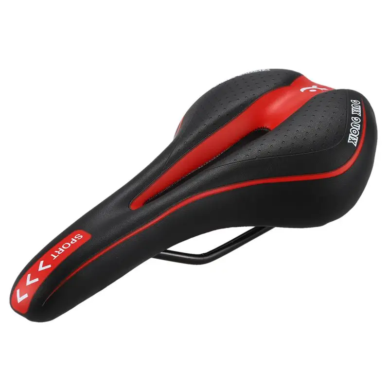 

LIETU Road Mountain MTB Gel Comfort Saddle Bike Bicycle Cycling Seat Cushion Pad Black Red Color