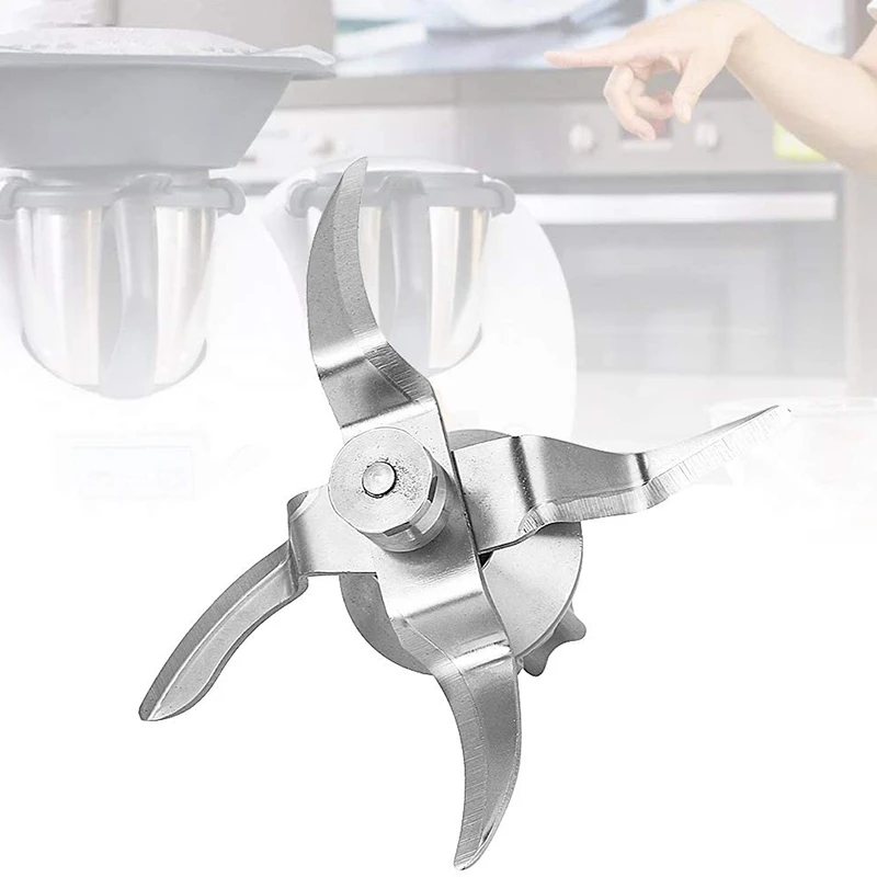 

2Pcs Blender Blade Stainless Steel Blade Replacement Part Accessories Fit for Vorwerk Thermomix TM31 TM51
