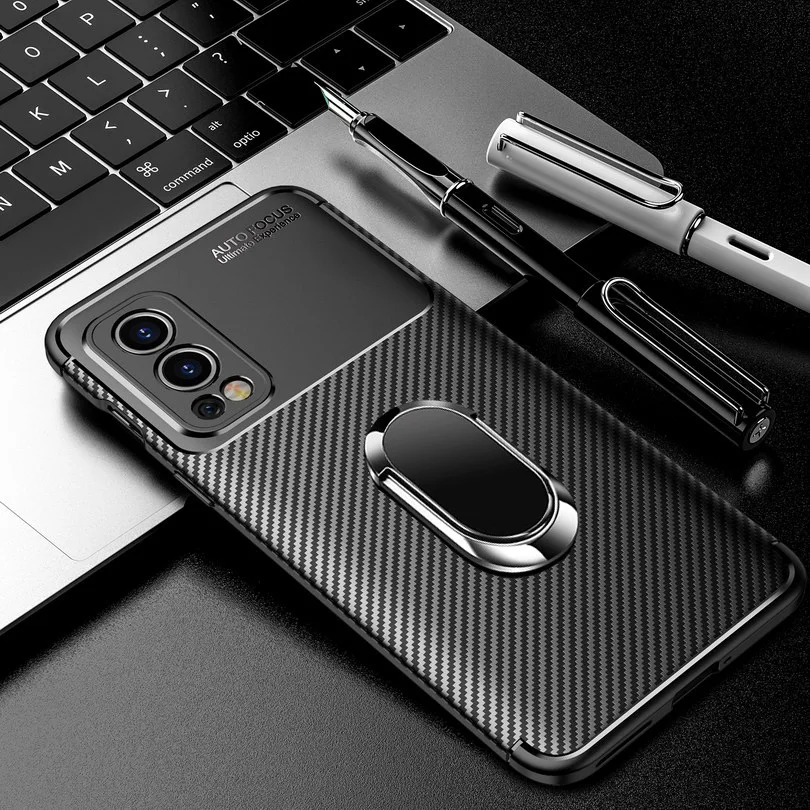 luxury phone holder case for oneplus nord 2 nord2 ce 5g oneplus 9 pro 9r 1 nord n100 8t 8 pro 7 7t soft tpu finger ring cover free global shipping