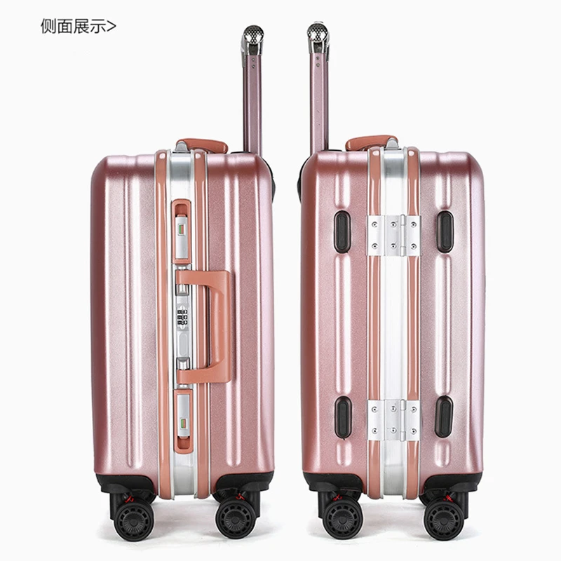 20&quot24" Inch High Quality Suitcase PC Rolling on Wheels Travel Luggage Bag Women Wheeled Suitcases maletas de viaje para |