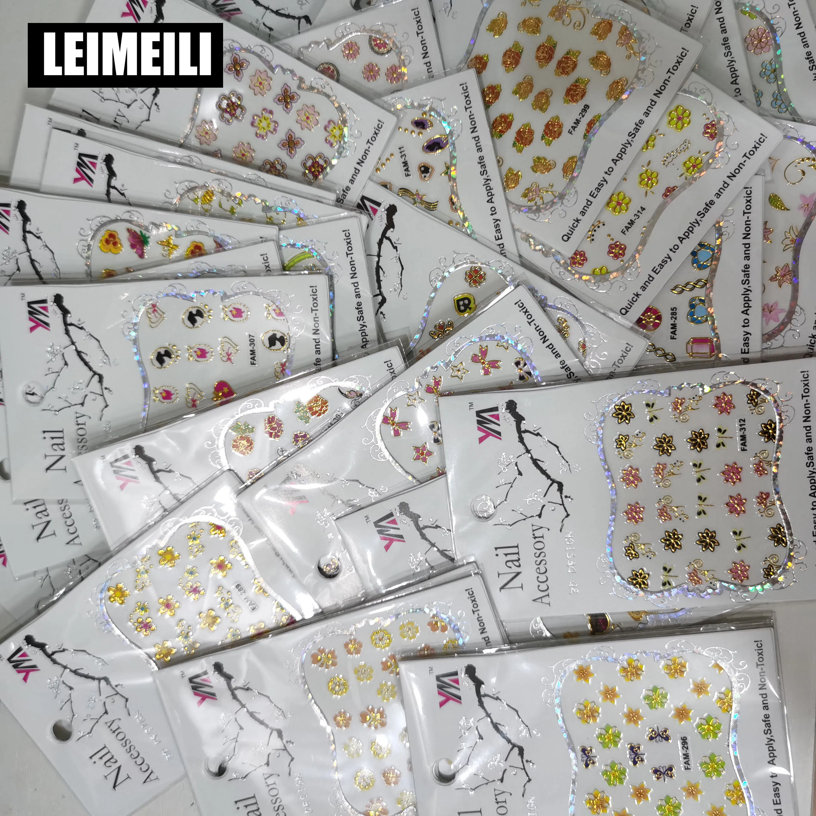 

30pcs 3D Manicure Nail Sticker DIY Nail Decoration sticker hot gold hollow nail sticker ultra thin waterproof manicure sticker