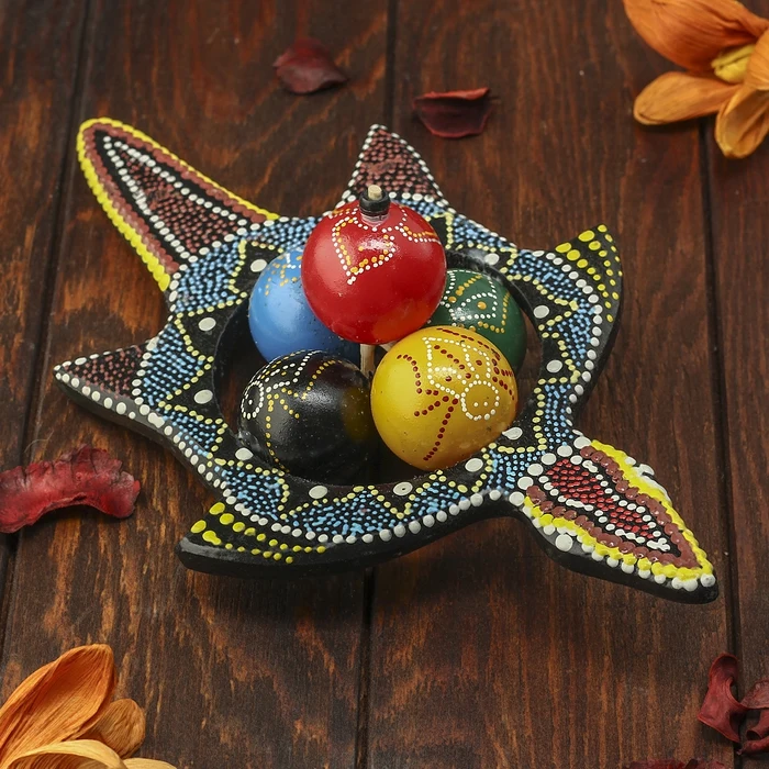 Maracas Gecko Musical Instrument 27x16x7 cm Maraca Orff Instruments Sports Entertainment |