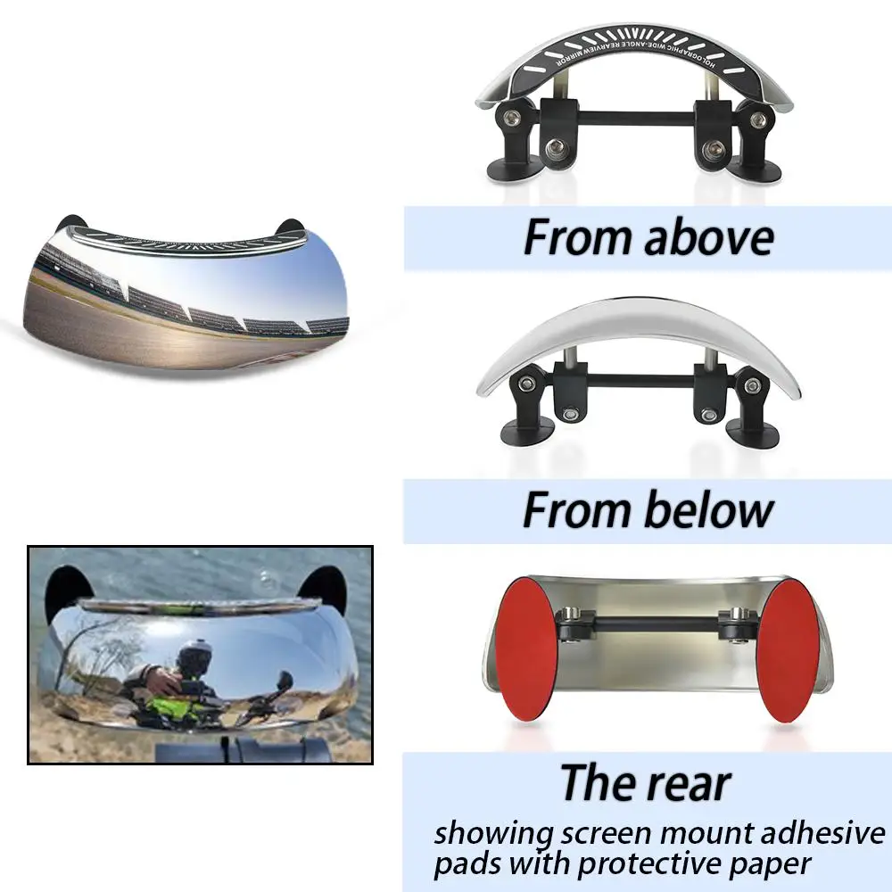 

180 Degree wide-angle rearview mirror for BMW HONDA YAMAHA SUZUKI Ducati aprilia motocycel accessries Blind Spot Mirror