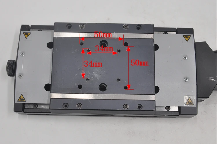 Online PI M-405K025 Elektrische Y Achse Optische Feineinstellung Verschiebung Plattform Tisch Top 106*115mm Aluminium Legierung