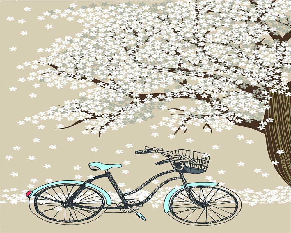 

3d Curtain Romantic Flower Tree Beautiful 3d Landscape Curtain Interior Decoration 3d Blackout Modern Curtain Window