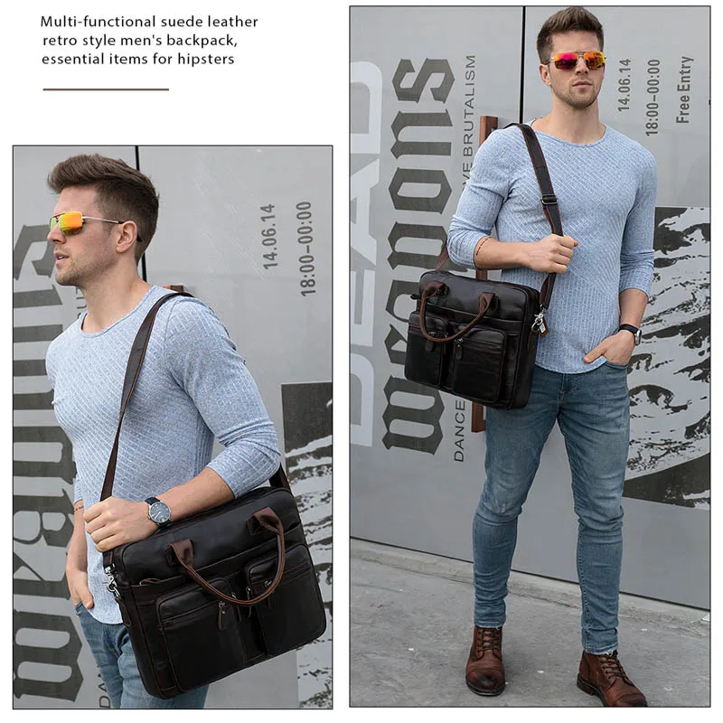 Портфель WESTAL мужской из натуральной кожи Офисная Сумка для документов сумка