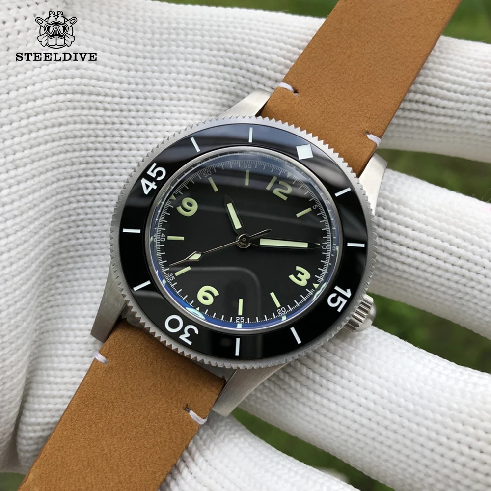 Сталь погружения 300 м подводные часы Для мужчин Япония NH35 автоматические