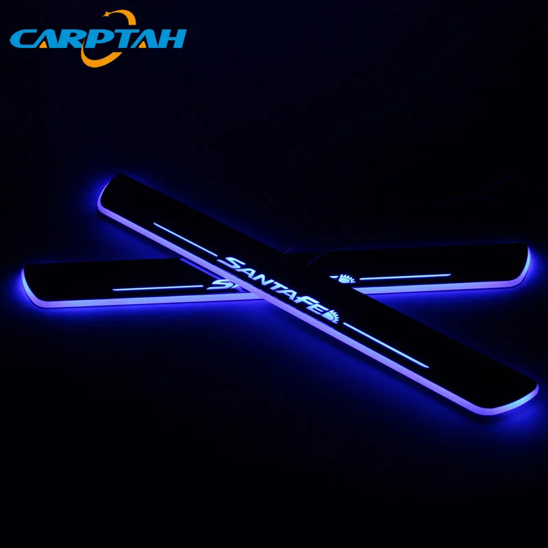 CARPTAH Trim Pedal Car External Parts светодиодный светильник для Hyundai Santa Fe 2010 2018|Буксиры и