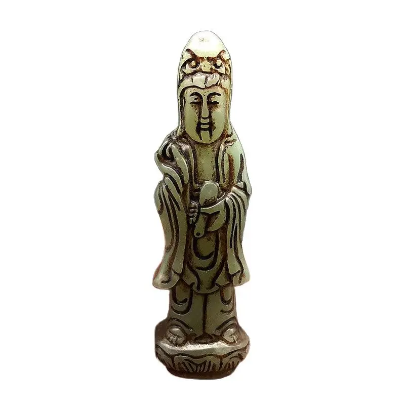 

Guanyin Pendant of antique jade station