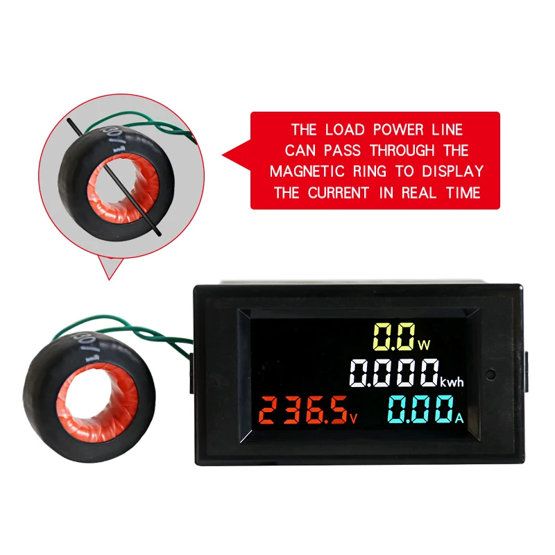 LCD Digital Multi-function Meter AC Voltage Power Current Electric Energy Electricity 220V D69-2049 | Инструменты