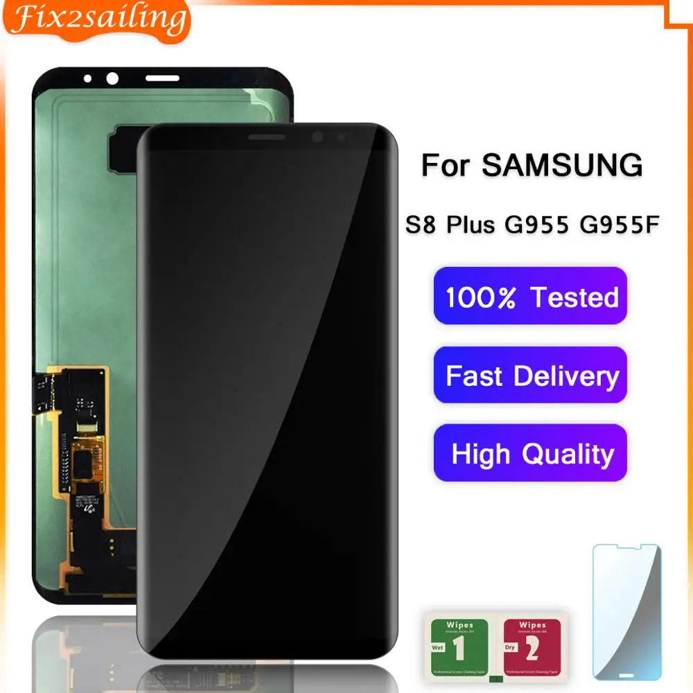 100% протестированный рабочий AMOLED ЖК дисплей fix2sail с сенсорным экраном в сборе для