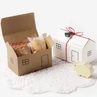 Коробка для капкейков, коричневая, белая, 10 шт.