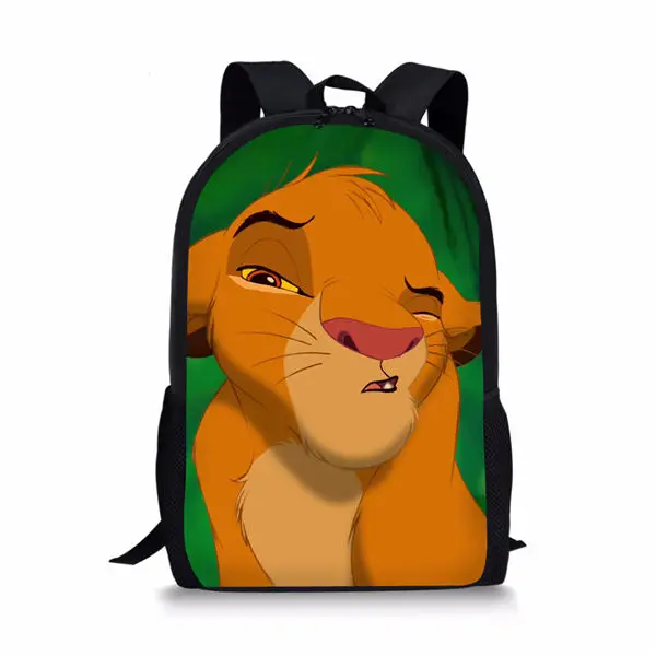 CDWX2816C HaoYun Детский Школьный Рюкзак Kawaii The Lion King школьные сумки с рисунком героев мультфильмов, маленькие животные, комплект из 3 предметов, школьные сумки - Цвет: CDWX2816C