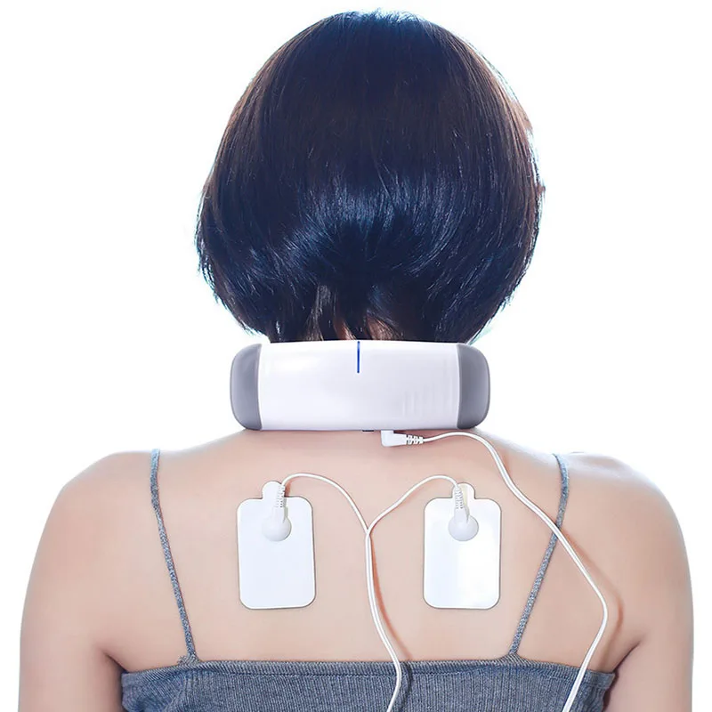 Новый шейный массажер Пульс Инфракрасный портативный магнитный терапия