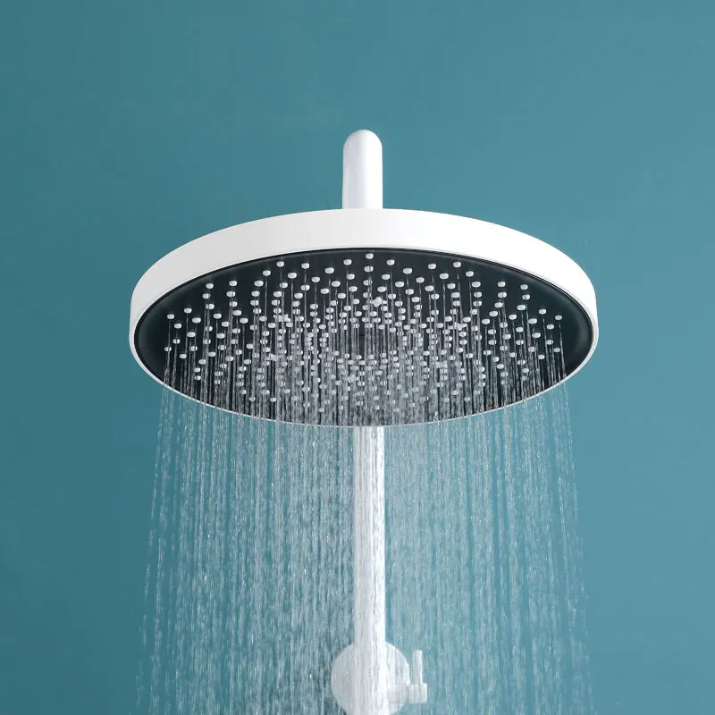 Белый душевой набор в стиле пианино смеситель для душа ванной белый роскошный