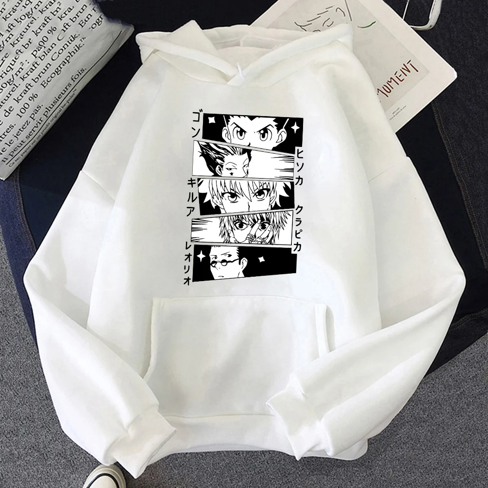 Толстовка Killua And Gon классическая с капюшоном в стиле Харадзюку Повседневная