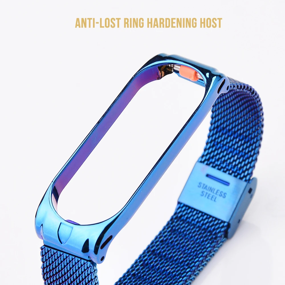 Браслет Mi Band 4 браслет из нержавеющей стали для Xiaomi Mi браслет 4 3 Mi4 сменный ремешок Miband 4 3 металлические браслеты Pulseira