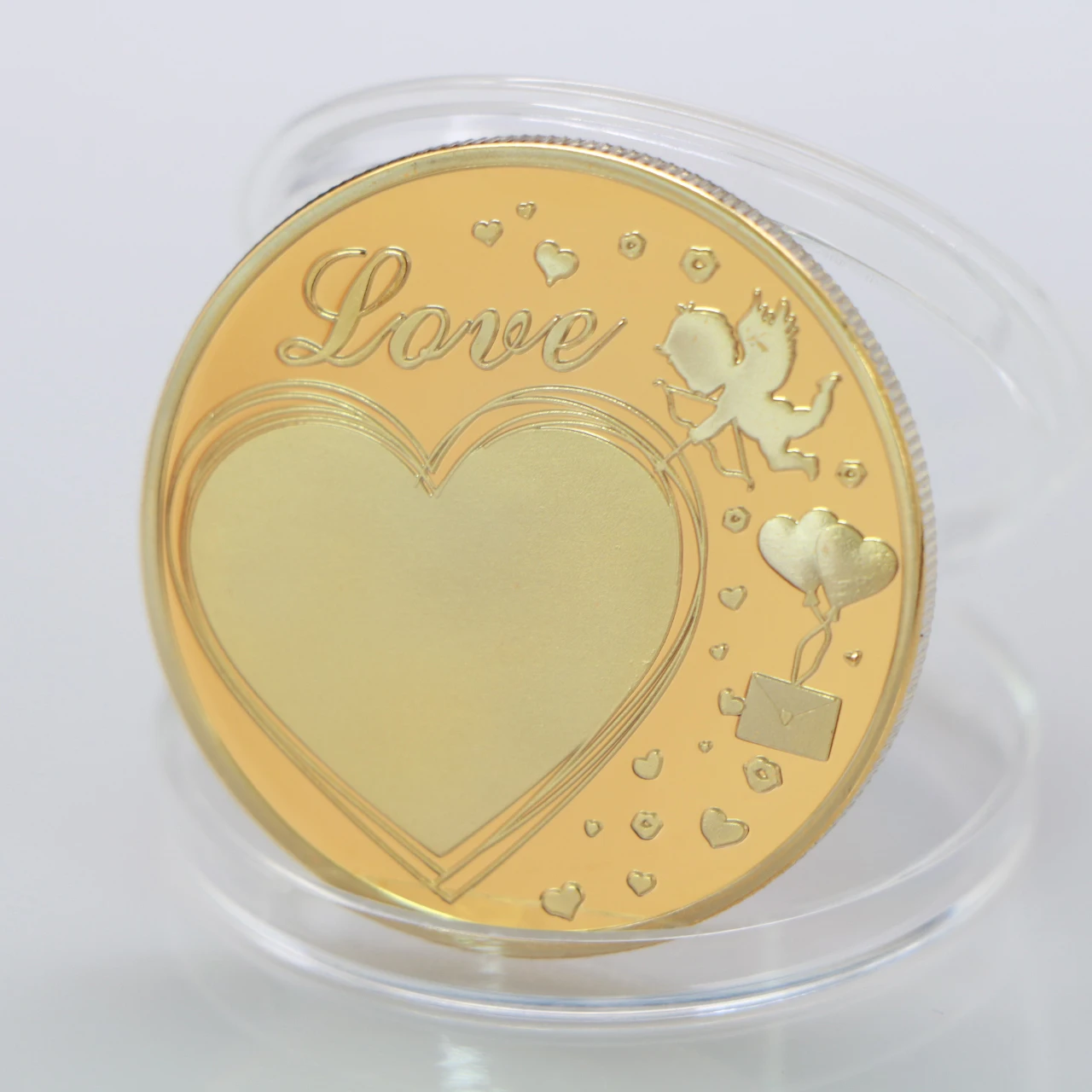 Памятные монеты с надписью Love Heart|Безвалютные монеты| |