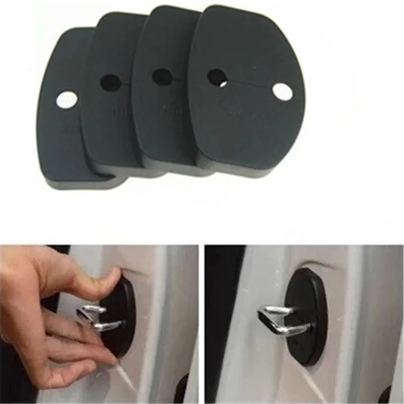 

4pcs/set Car Door lock waterproof rust Protector Cover car styling Case For Skoda Octavia 2008-2013/Fabia 08-12/vw Passat 2009