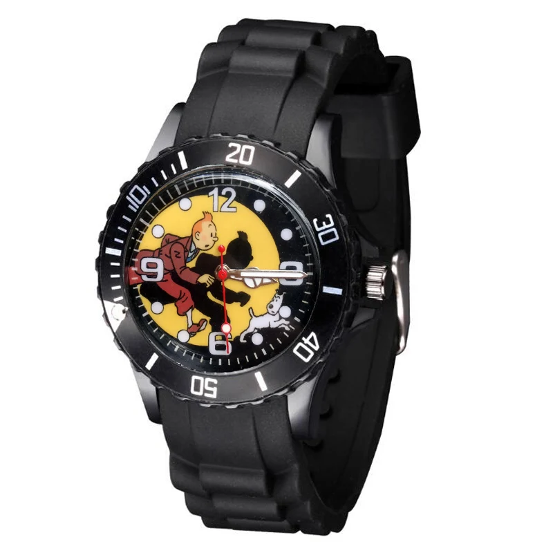 Мода мультфильм Симпатичные стильные женские детские часы для детей школьного