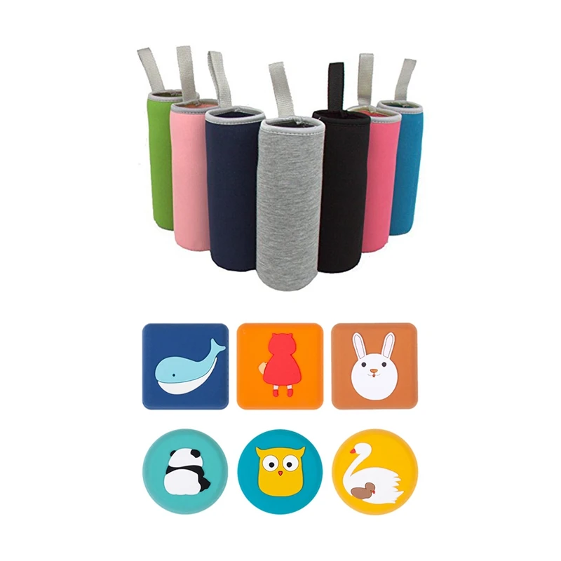 Неопреновые изолированные крышки для бутылок напитков 12-19 унций 7 шт./упаковка |