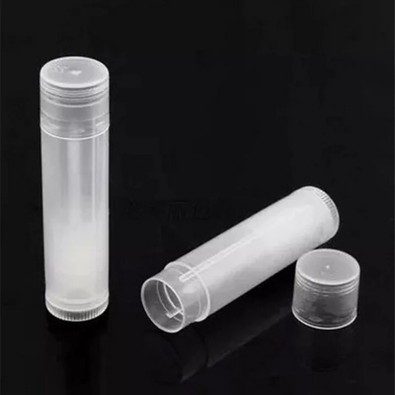 

AACAR 5pcs/Lot Plastic Empty Clear LIP BALM Tubes Containers Lipstick Fashion Cool Lip Tubes