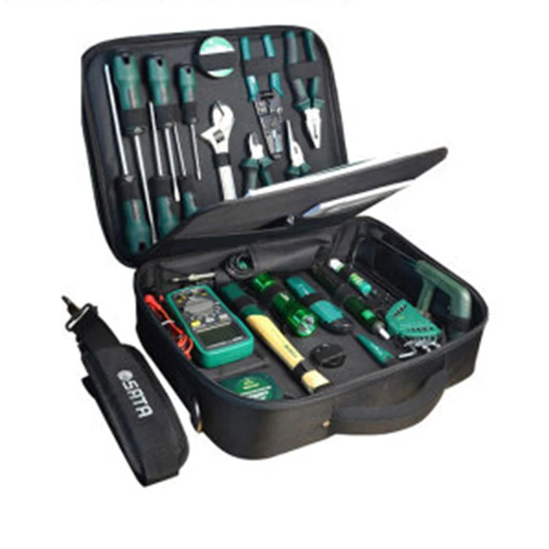 SATA 03795 For Инструмент (набор) 32пр. для Электротехнических работ кейс.практическое