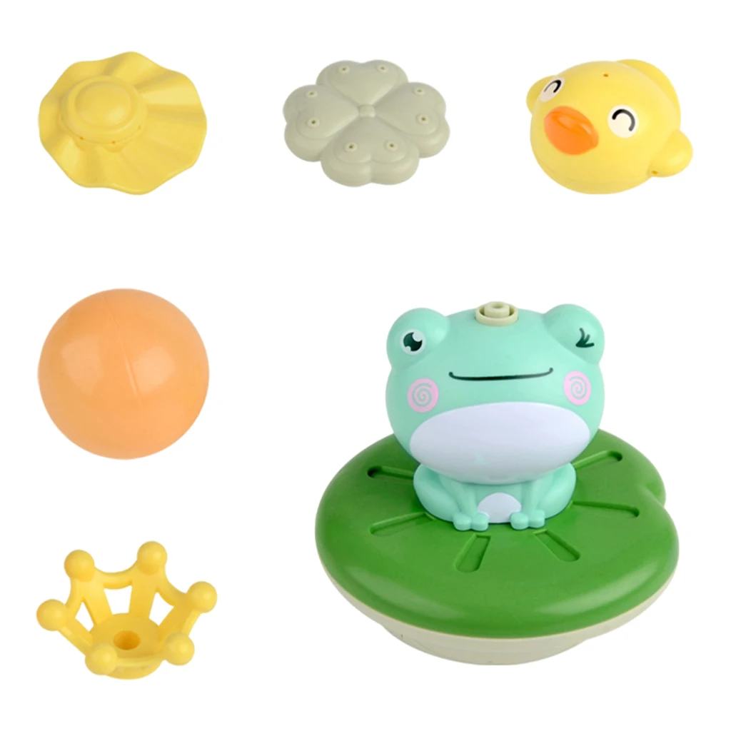 

New Baby Bath Toys Electric Spray Water Floating Rotation Frog Sprinkler Shower Game For Children Kids Gifts Swimming Bathroom