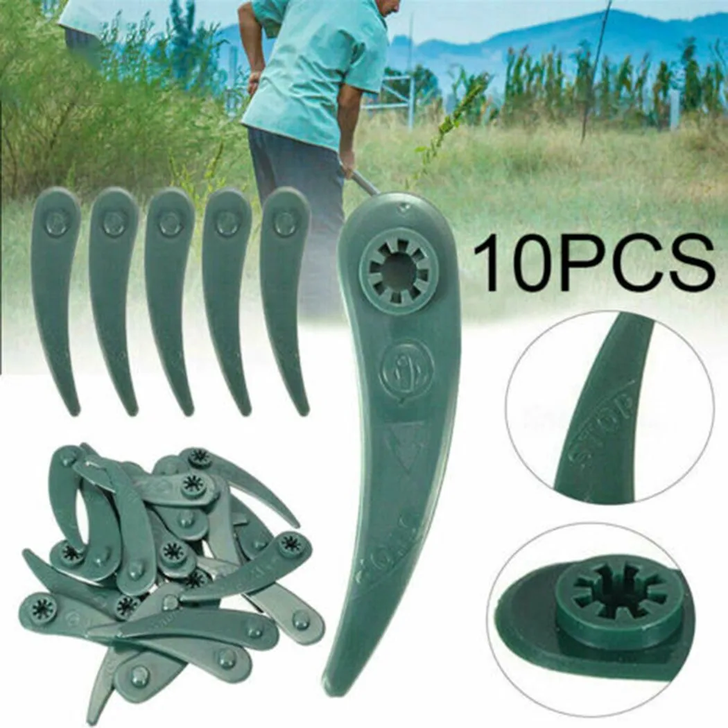

10Pcs Plastic Lawn Mower Head ABS Mowing Head Color Mowing Head Suitable For Bosch ART23-18LI ART26-18LI String Trimmer Parts
